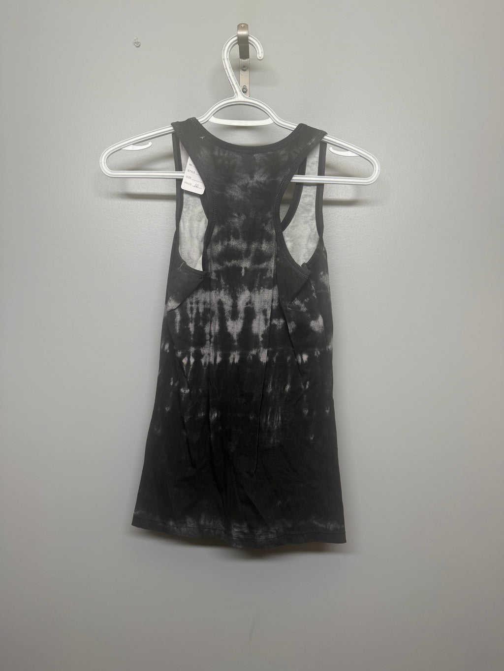 Black Acid Wash Tank Top