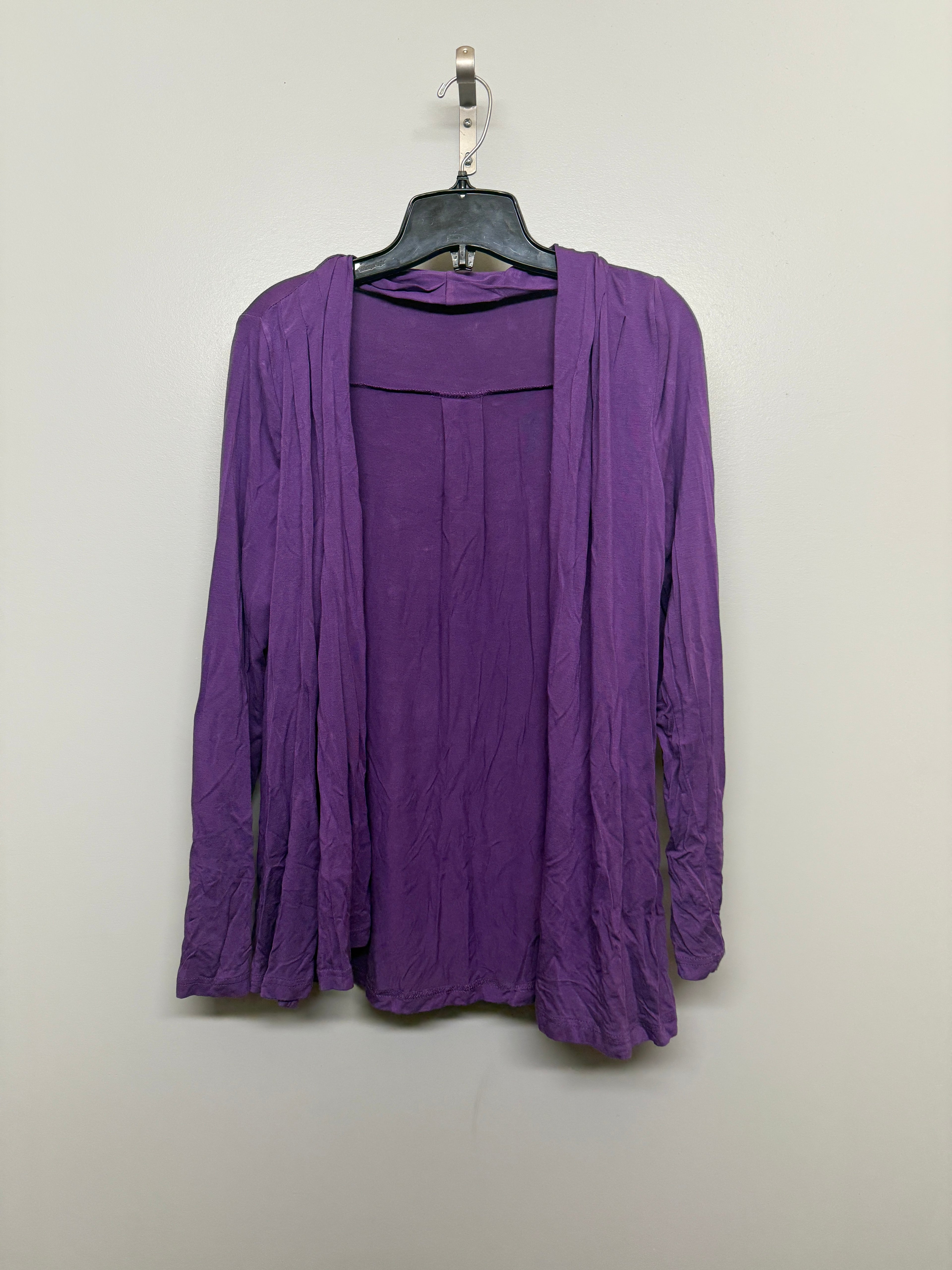Reitmans Purple Open Cardigan