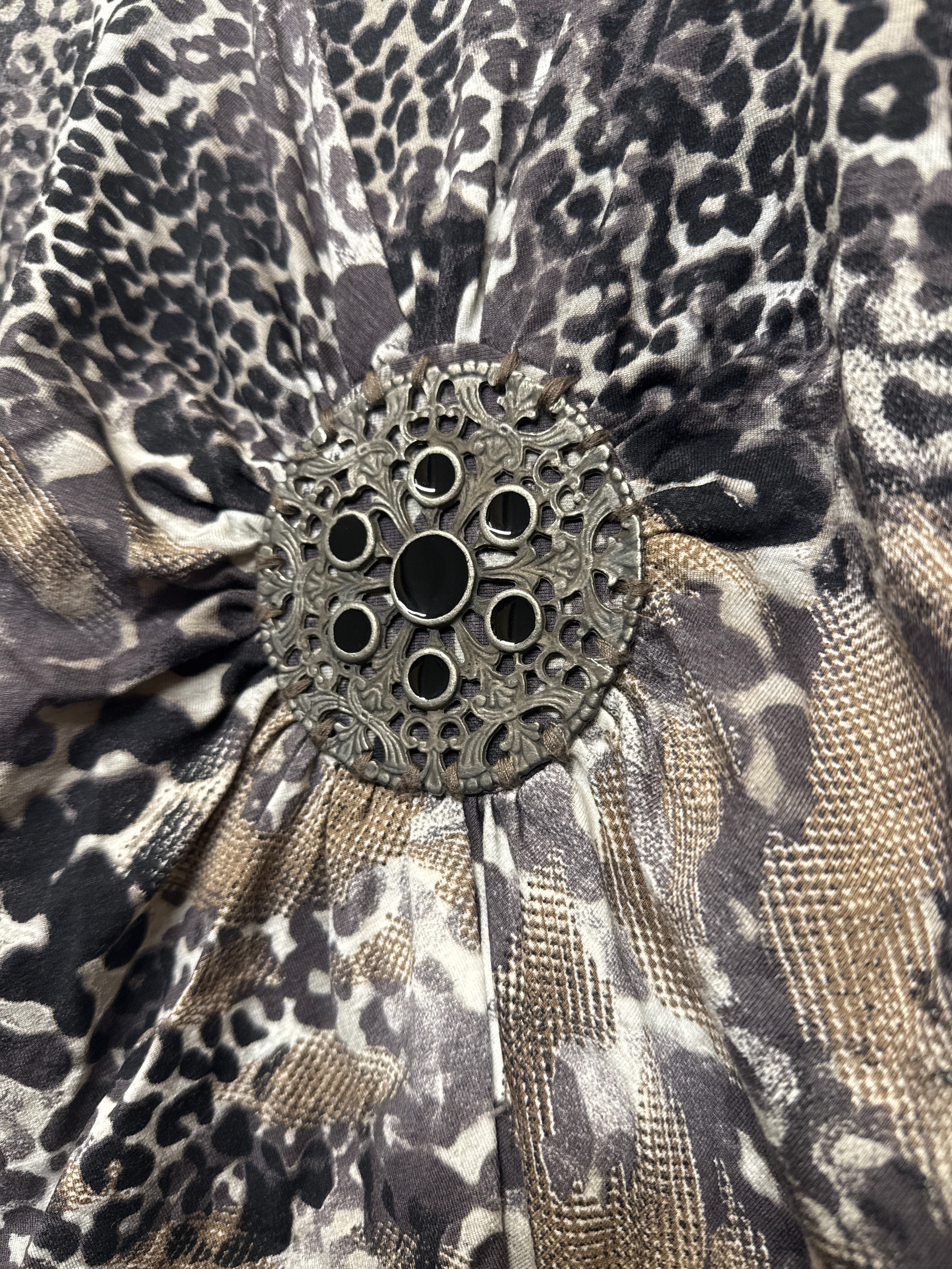 Vintage Joseph Ribkoff Animal Print Shirt