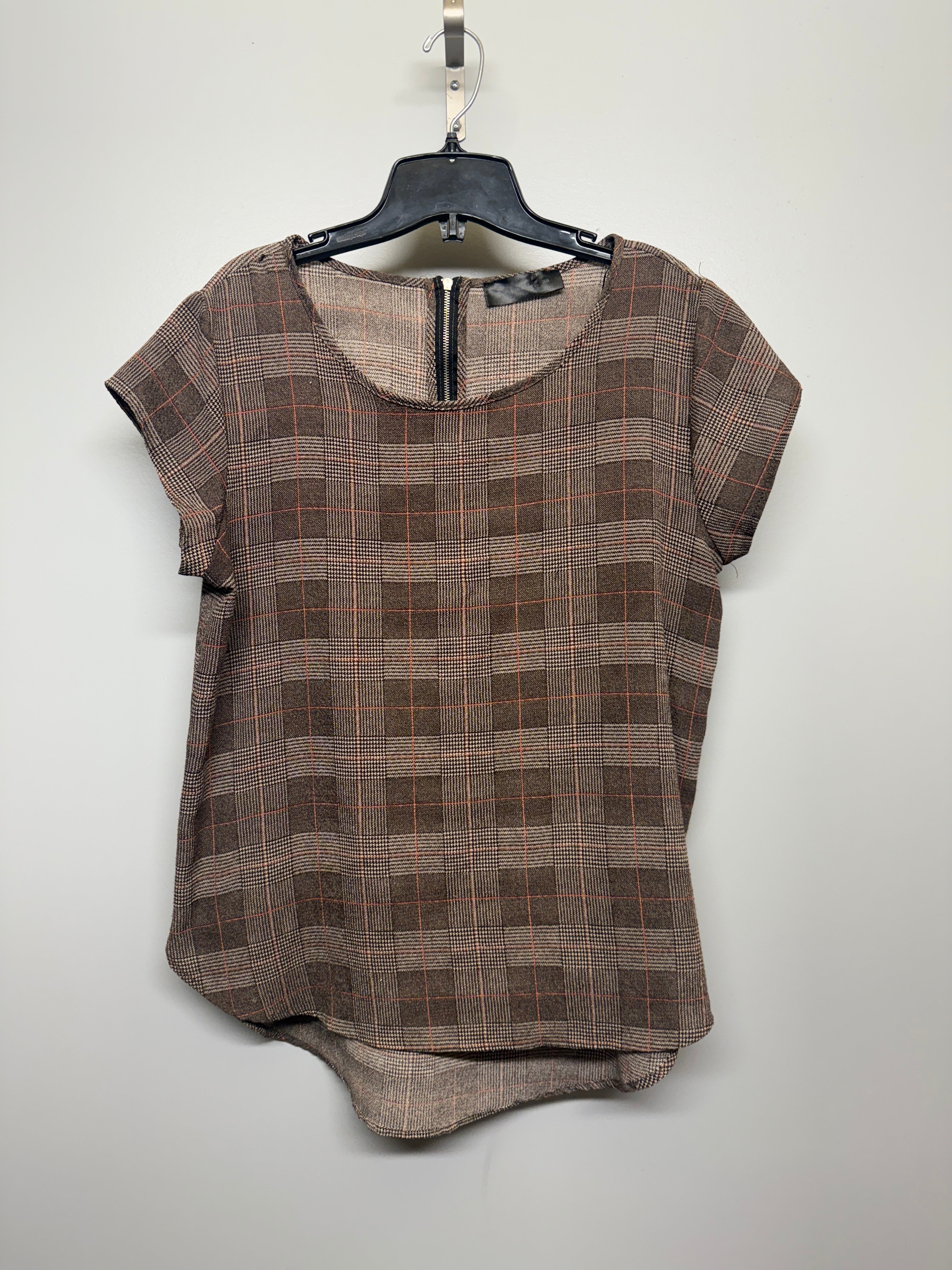 Kapalua Plaid Shirt with Back Zipper Detail