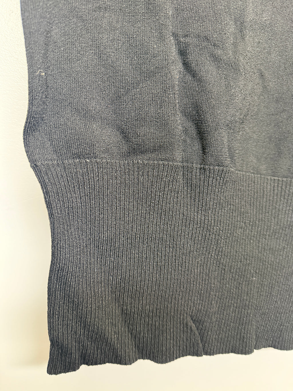 Ribbed Black Shirt