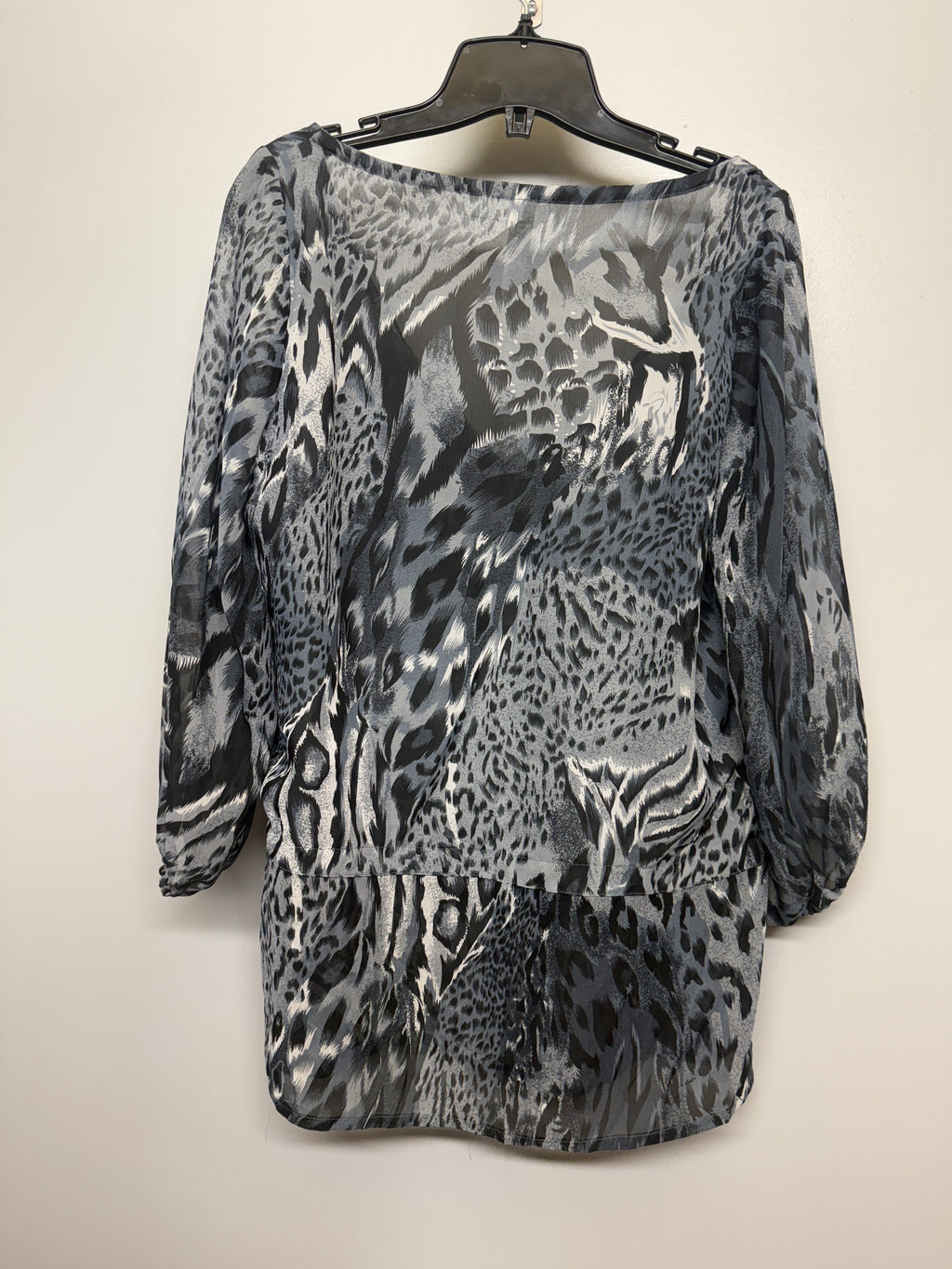 Mixage Animal Print Loose Flowing Lightweight Top
