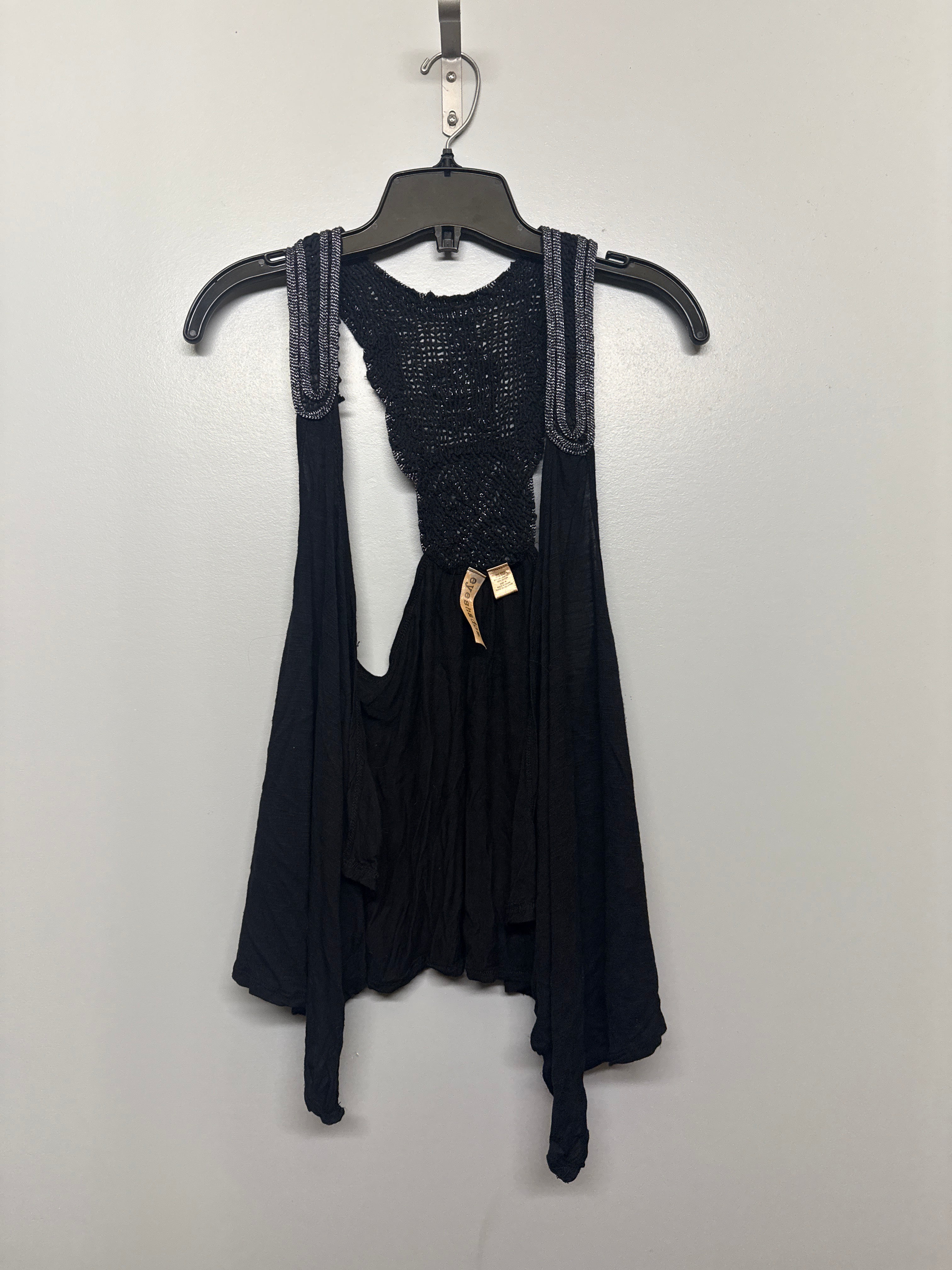 Eyelash Black Sparkled Shawl