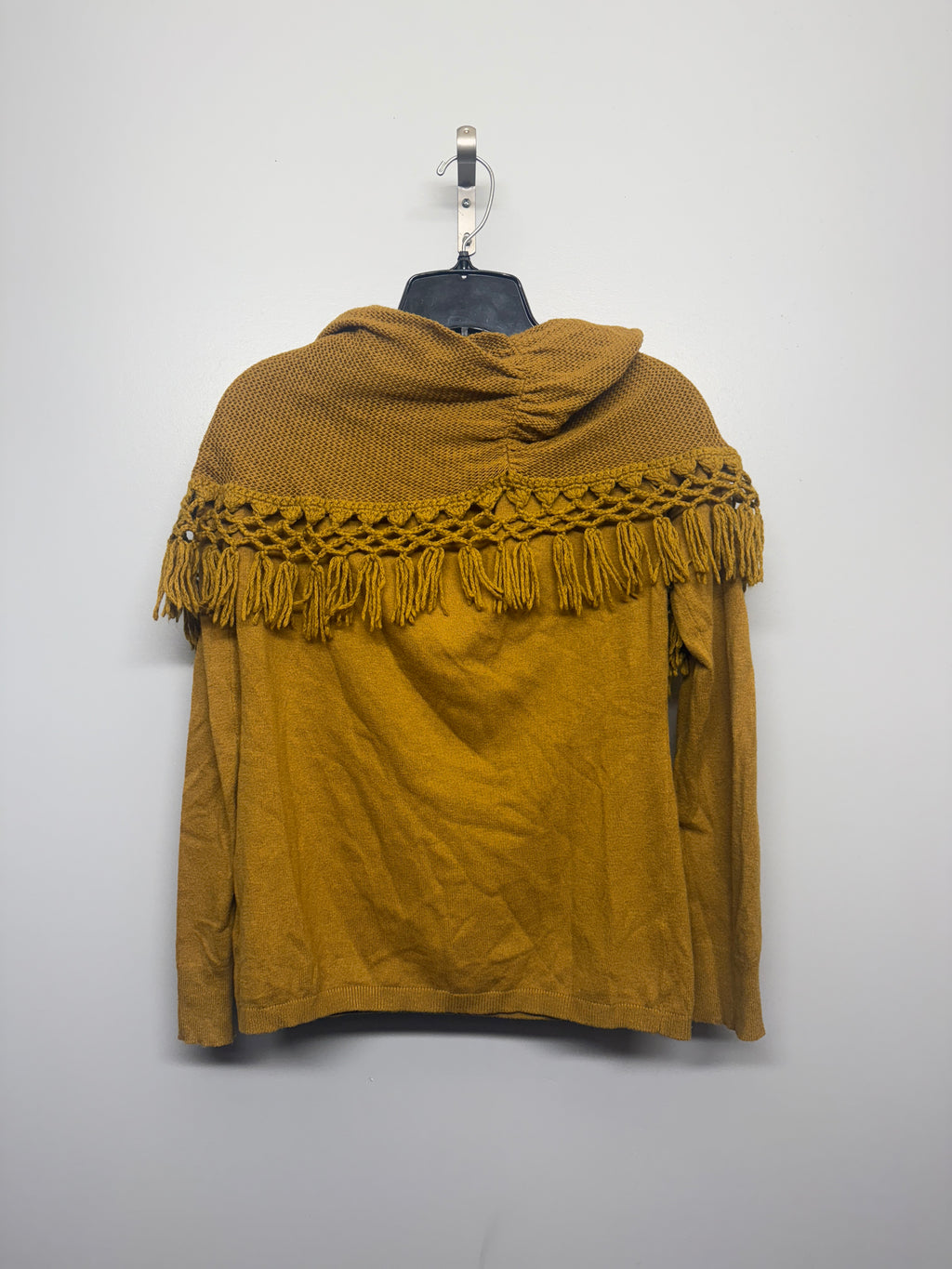 Angel of the North Cashmere Wool Blend Layered Shawl Shirt