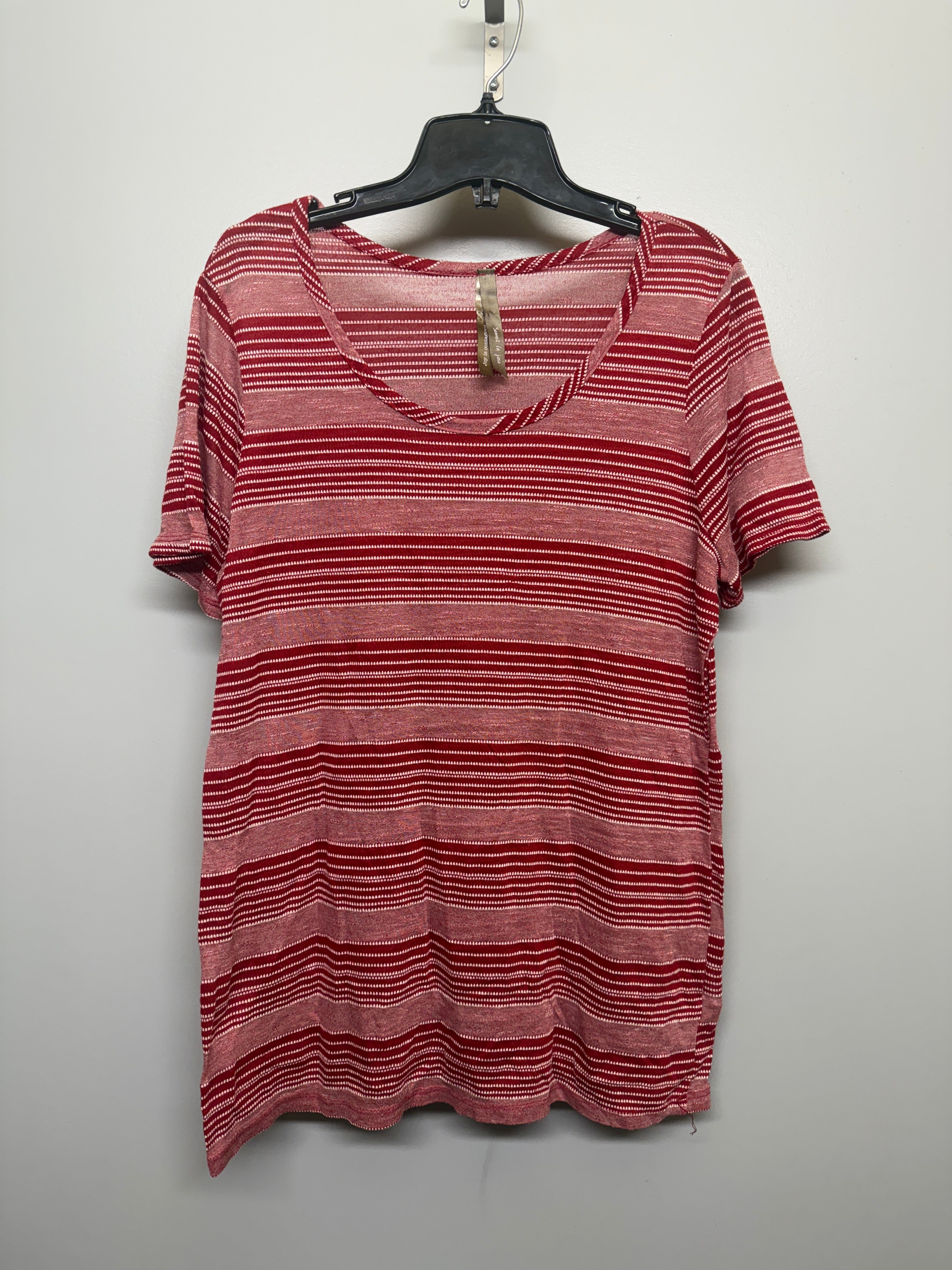 Penningtons Red Striped Short Sleeve