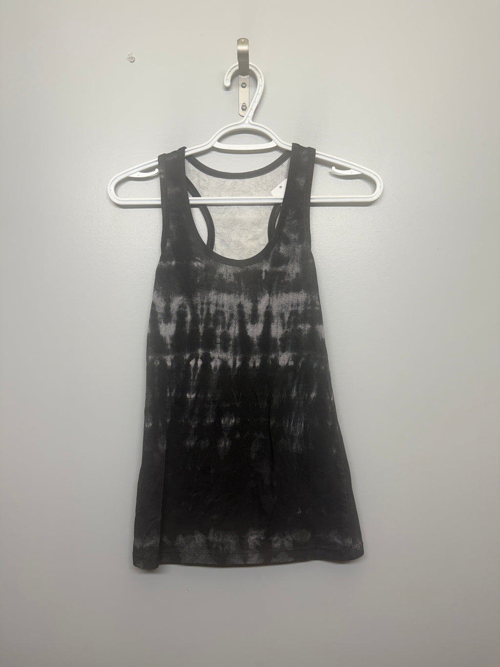 Black Acid Wash Tank Top