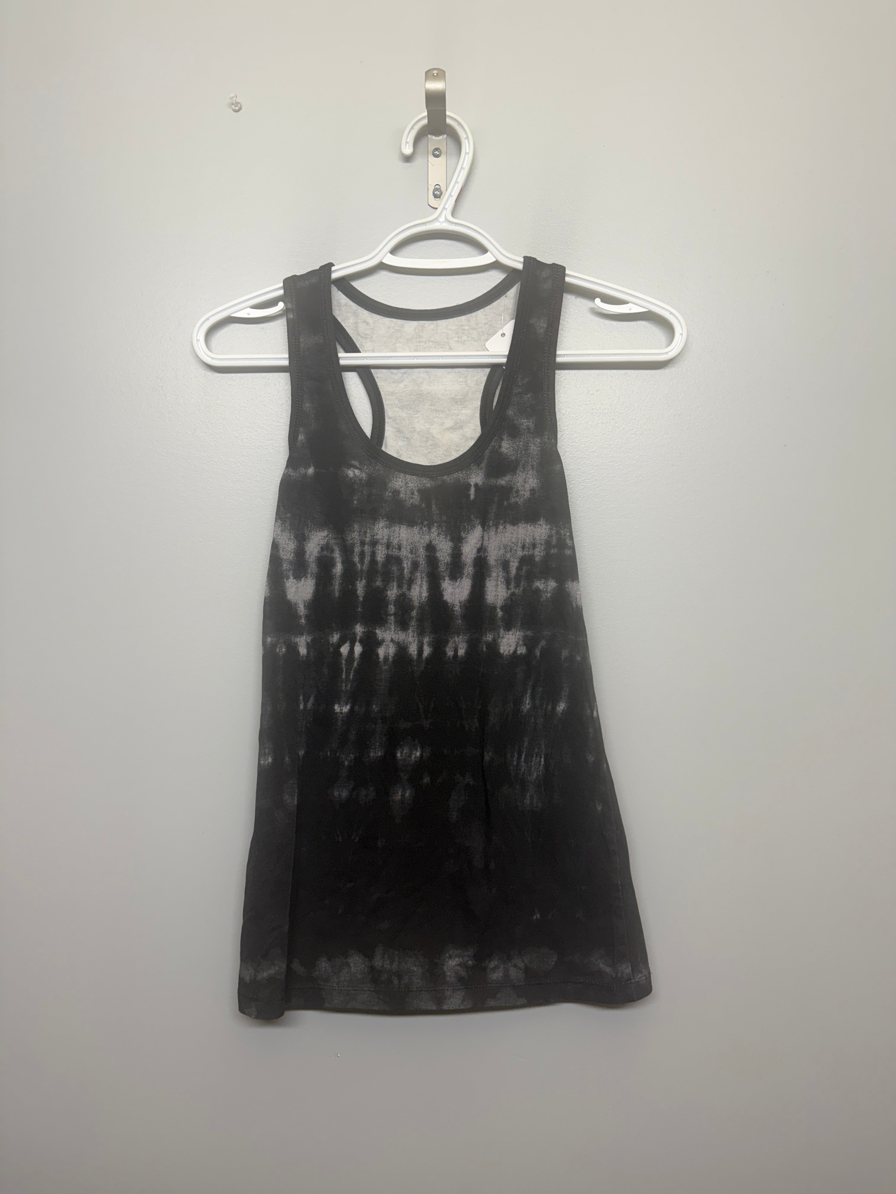 Black Acid Wash Tank Top