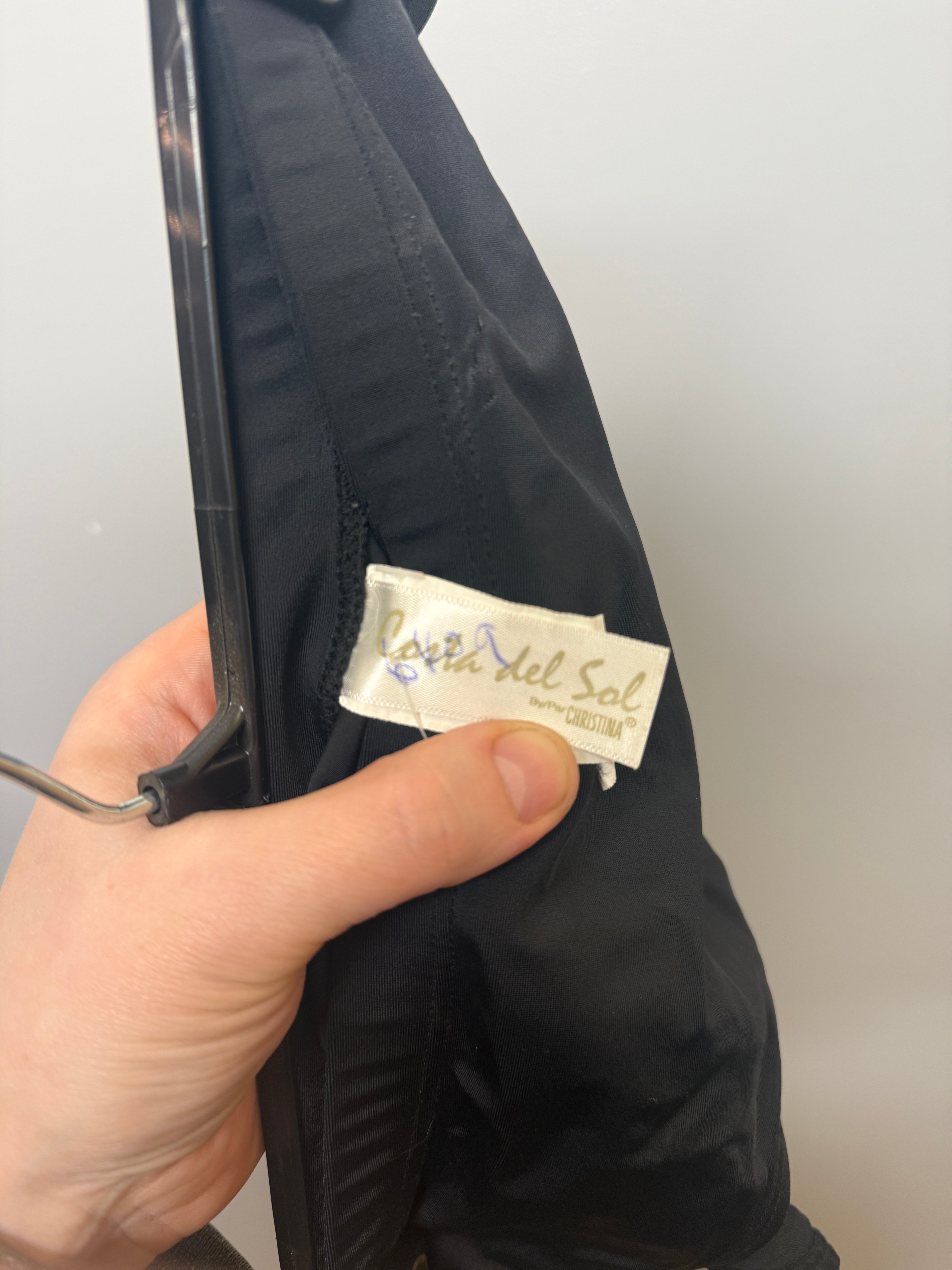 Christina Black Swimsuit Bottoms SIZE 14