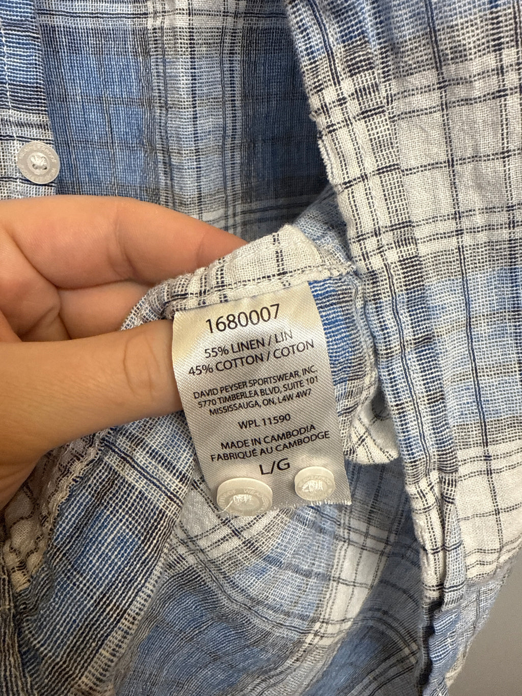 Weatherproof Vintage Linen Shirt