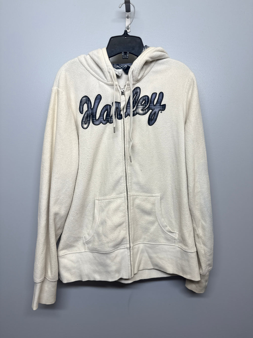 Harley Davidson Women’s Fleece Hoodie Plaid Lining