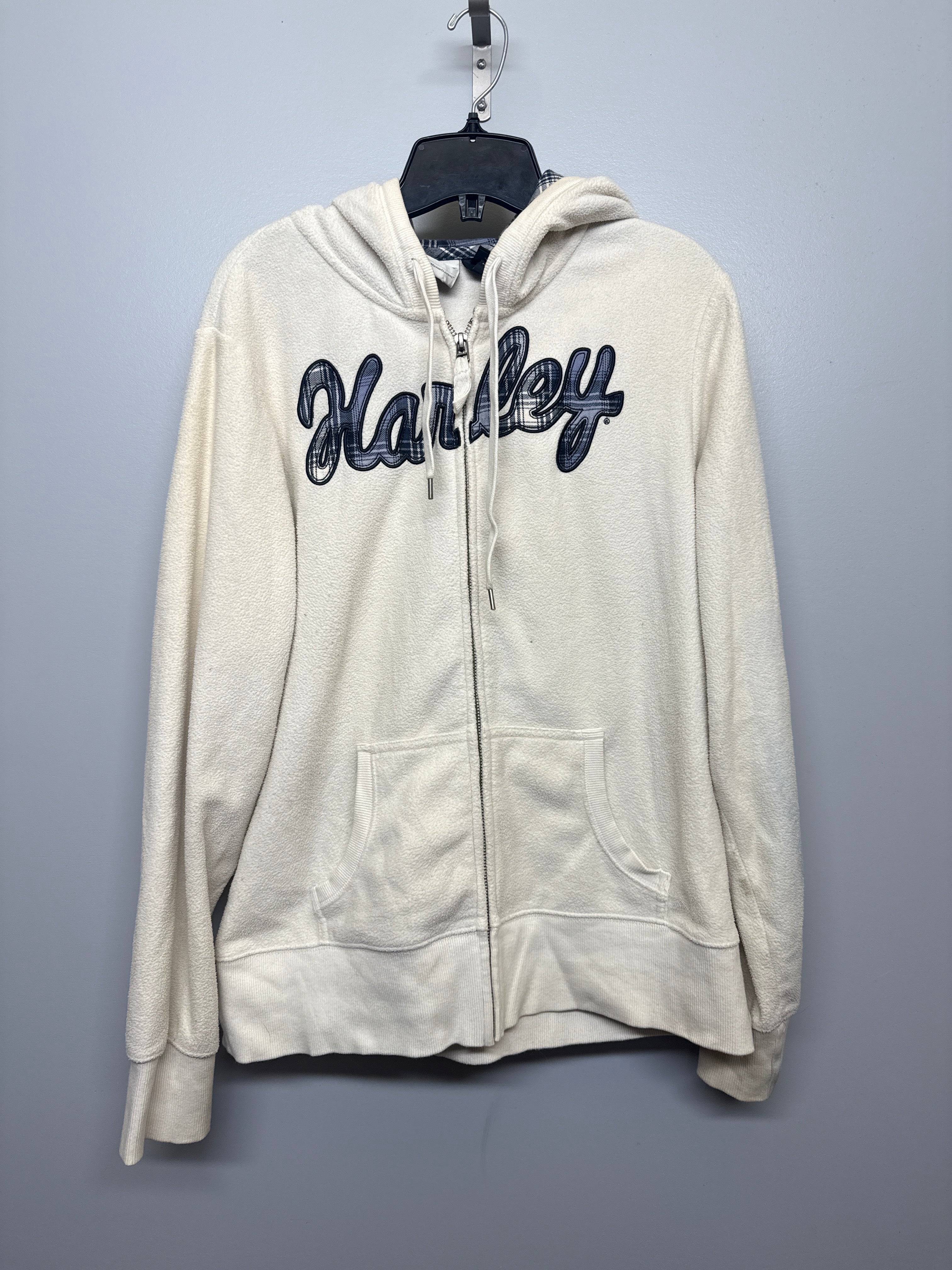 Harley Davidson Women’s Fleece Hoodie Plaid Lining