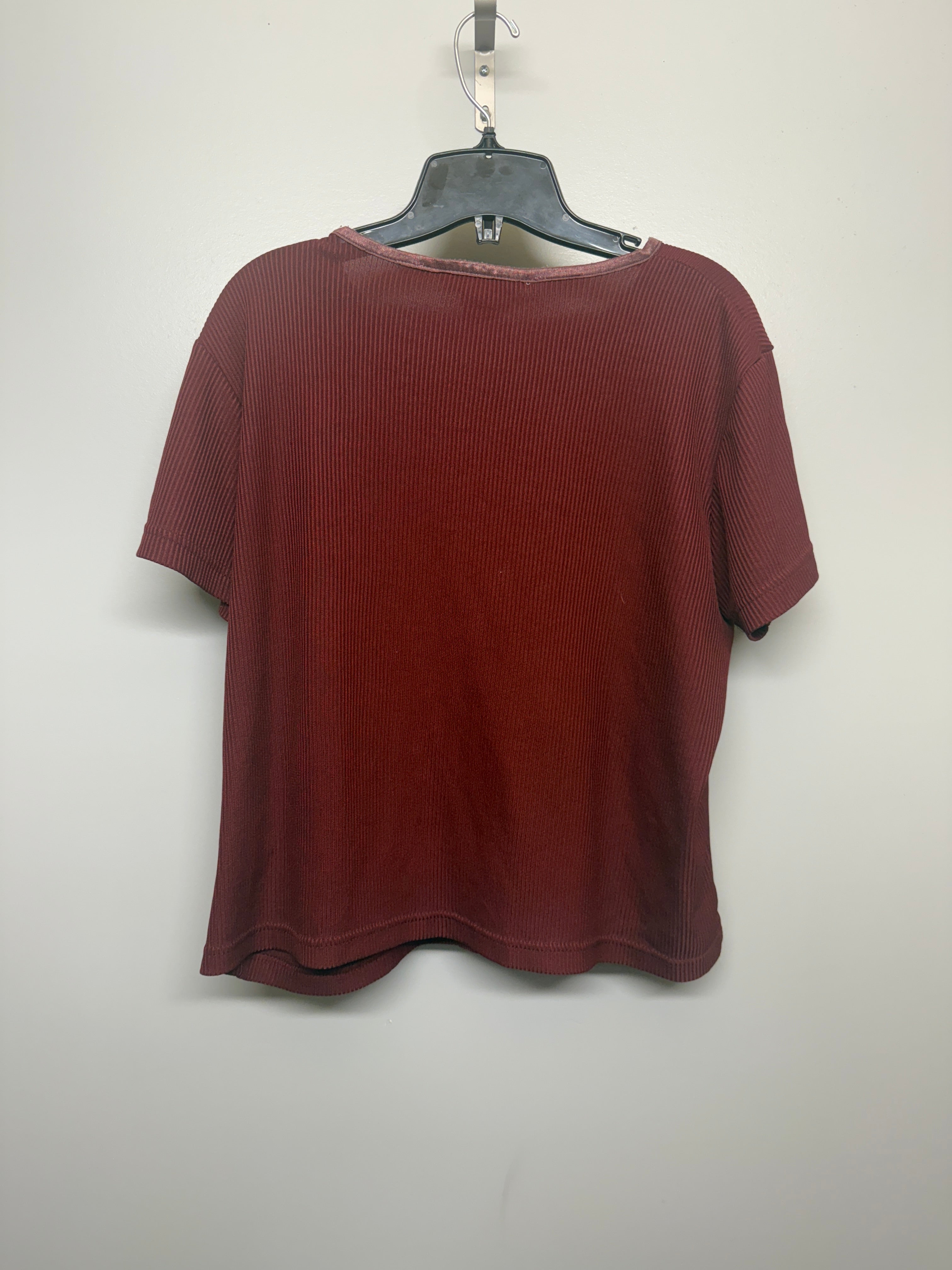Alison Daley Maroon Shirt
