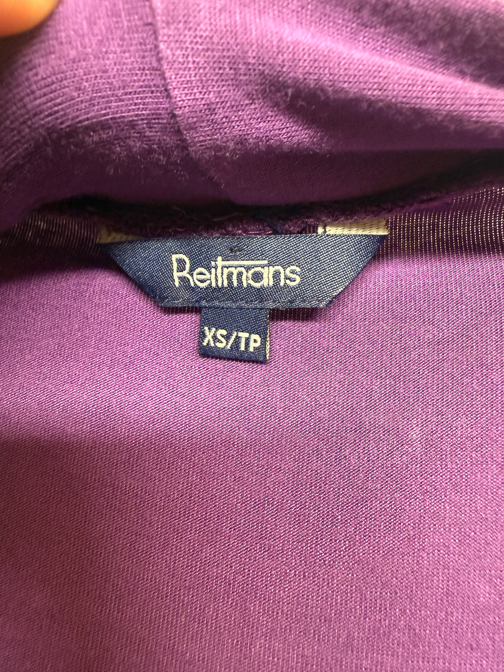 Reitmans Purple Open Cardigan