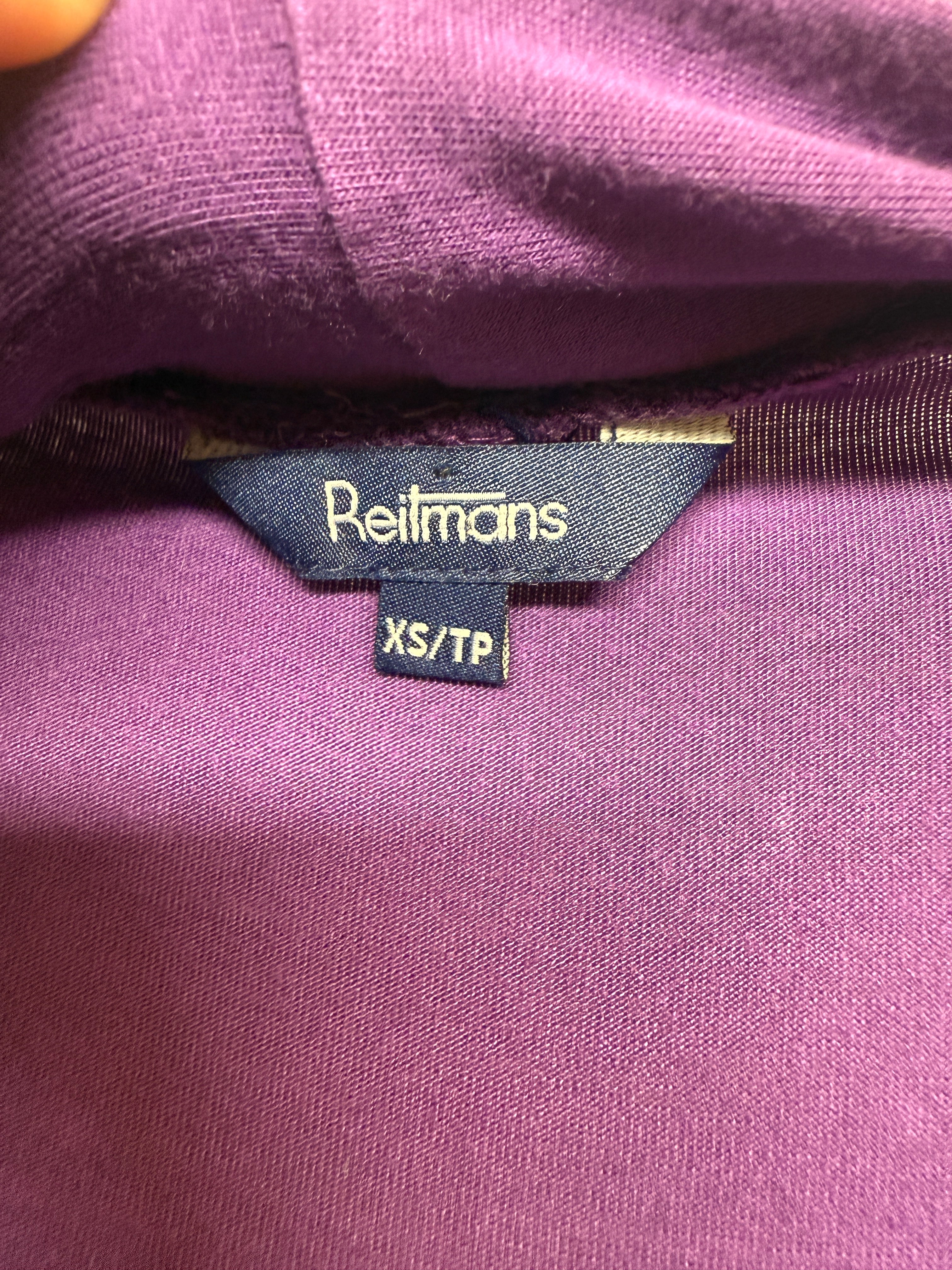 Reitmans Purple Open Cardigan