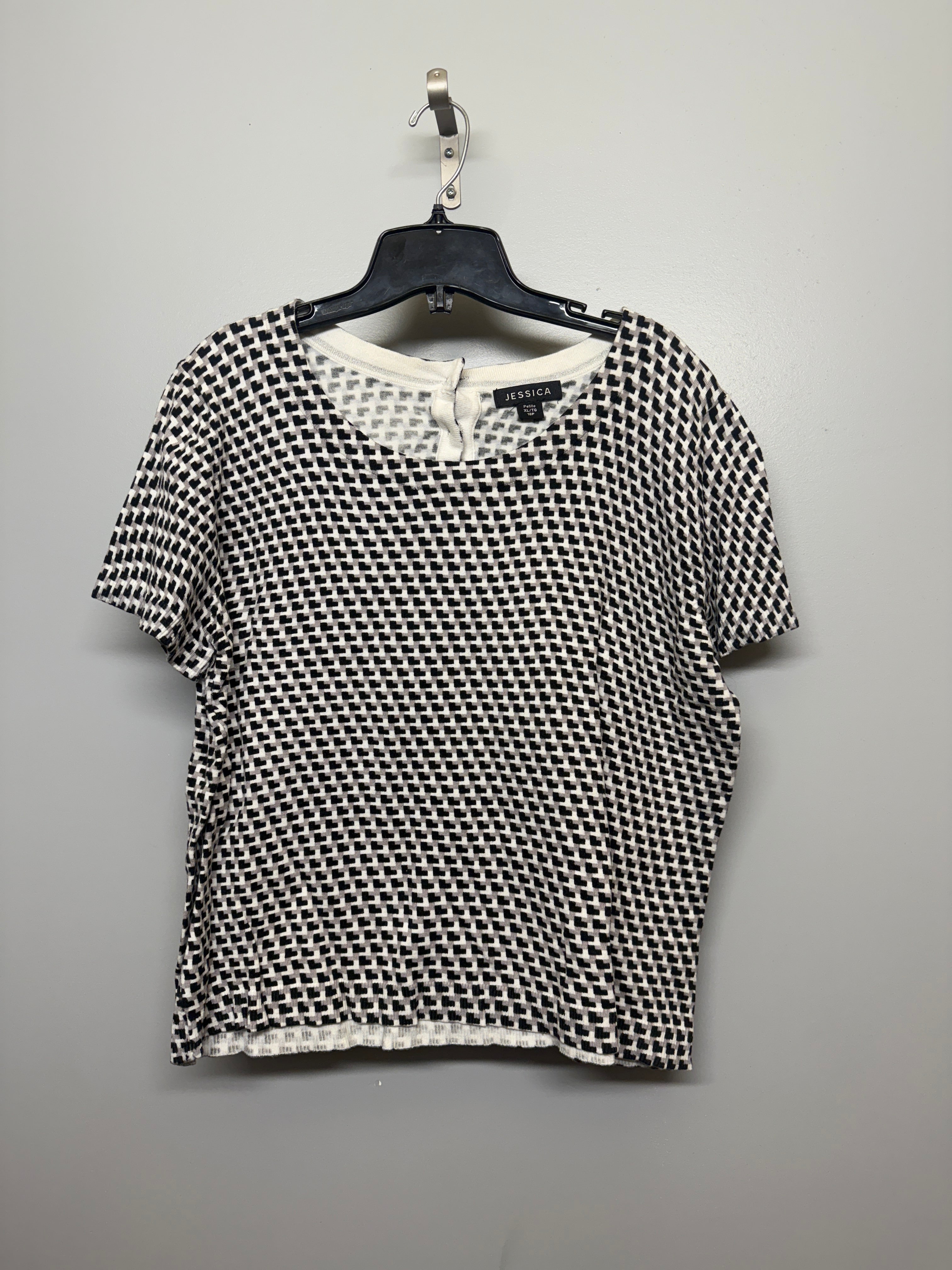 Jessica Geometric Short Sleeve Shirt