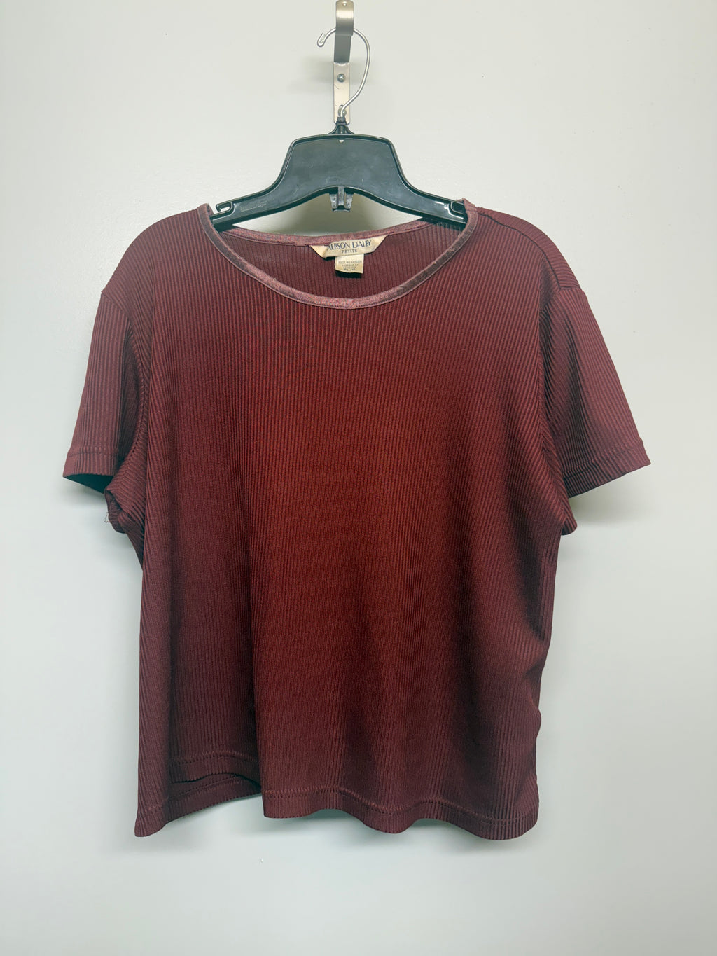 Alison Daley Maroon Shirt