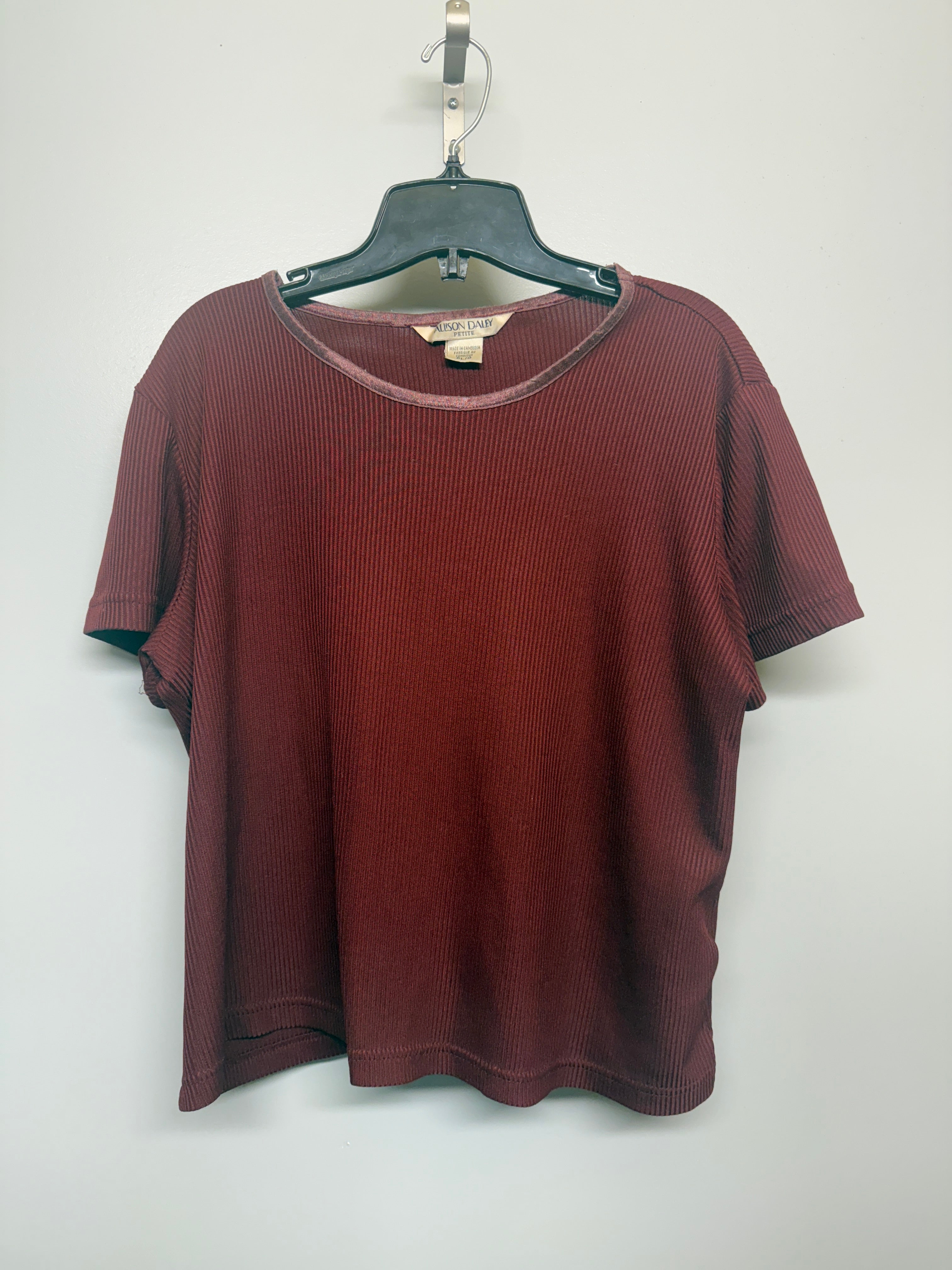 Alison Daley Maroon Shirt