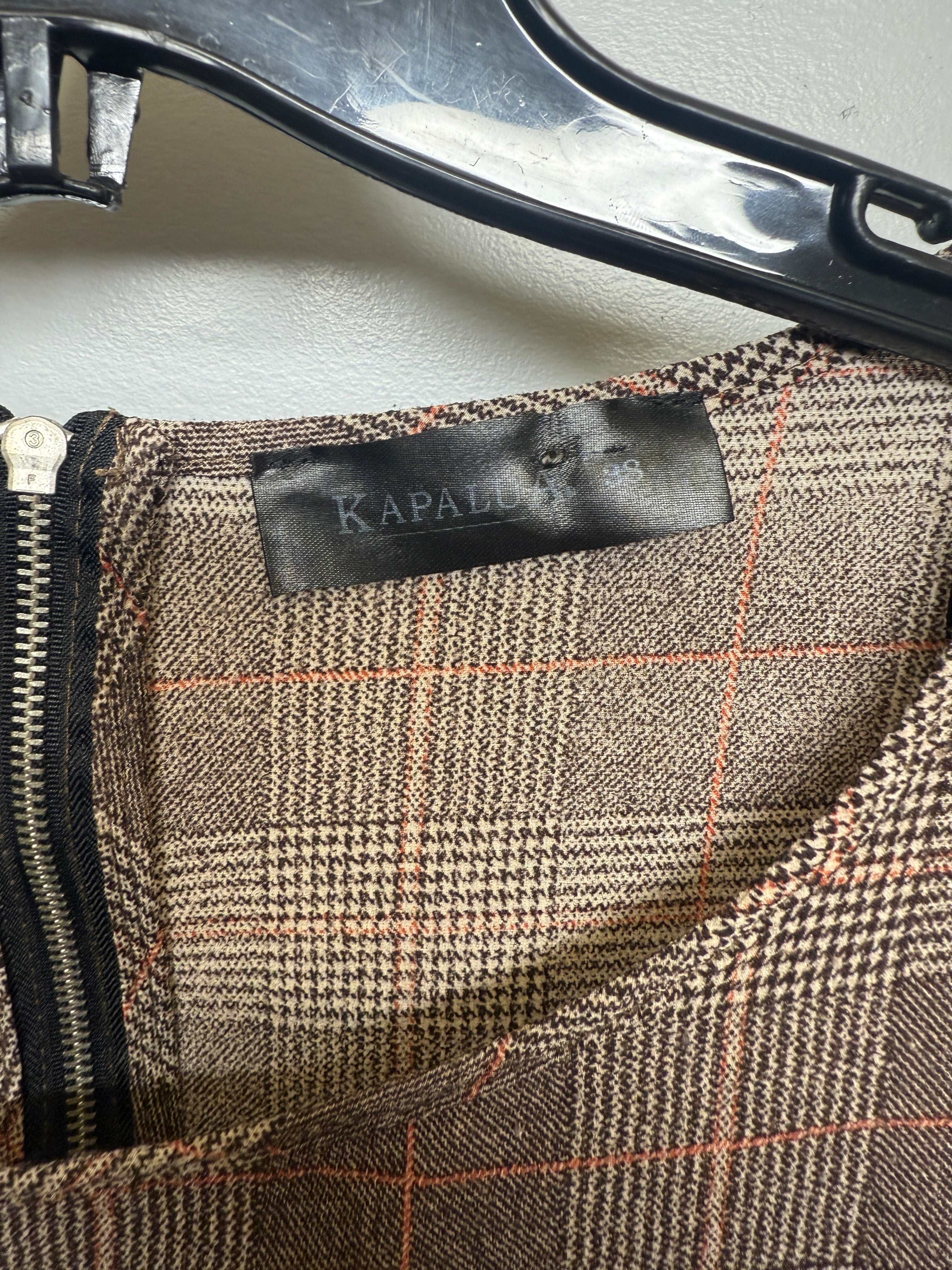 Kapalua Plaid Shirt with Back Zipper Detail