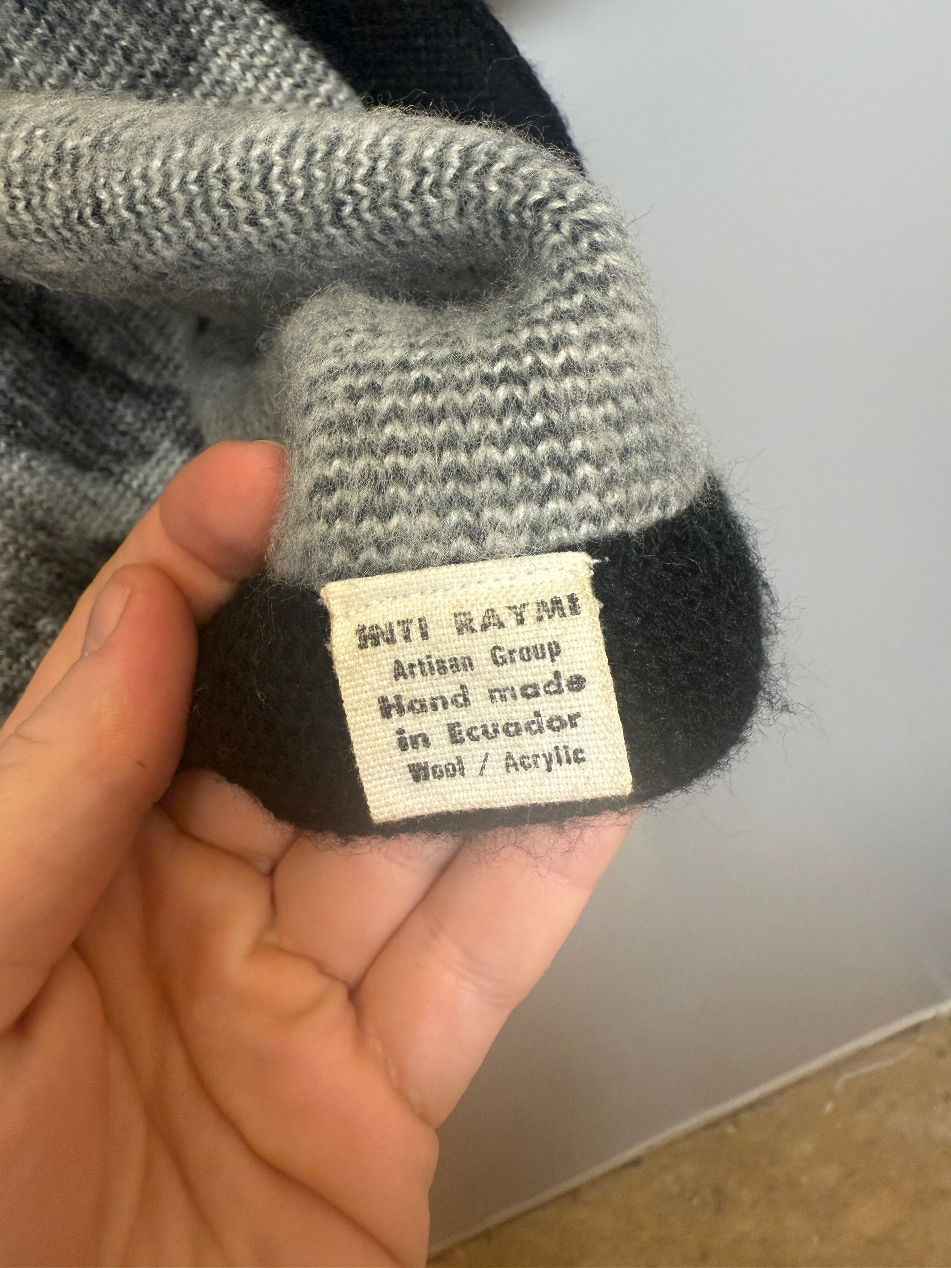 Handmade Wool Poncho