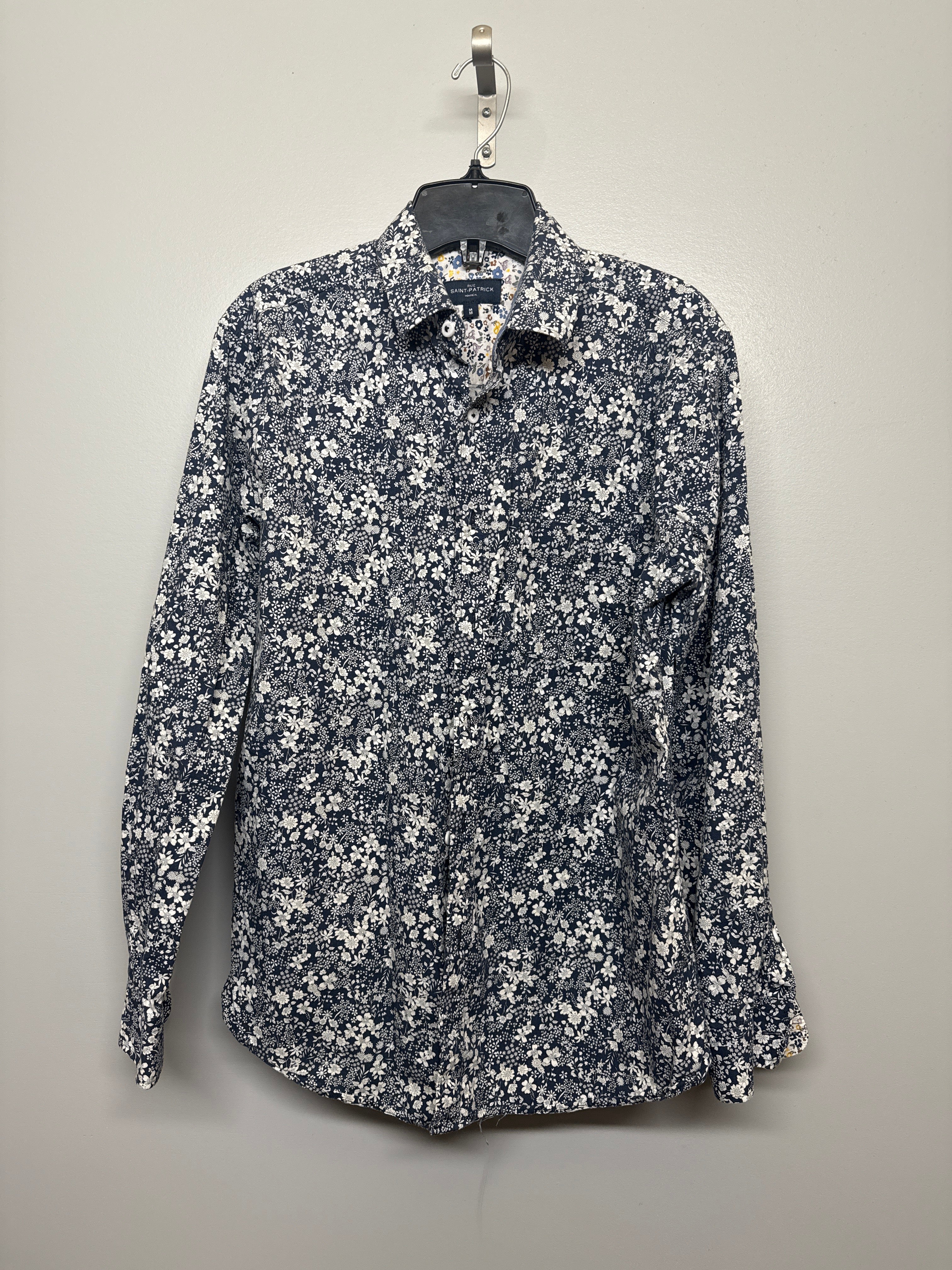 Rue Saint Patrick Floral Pattern Shirt