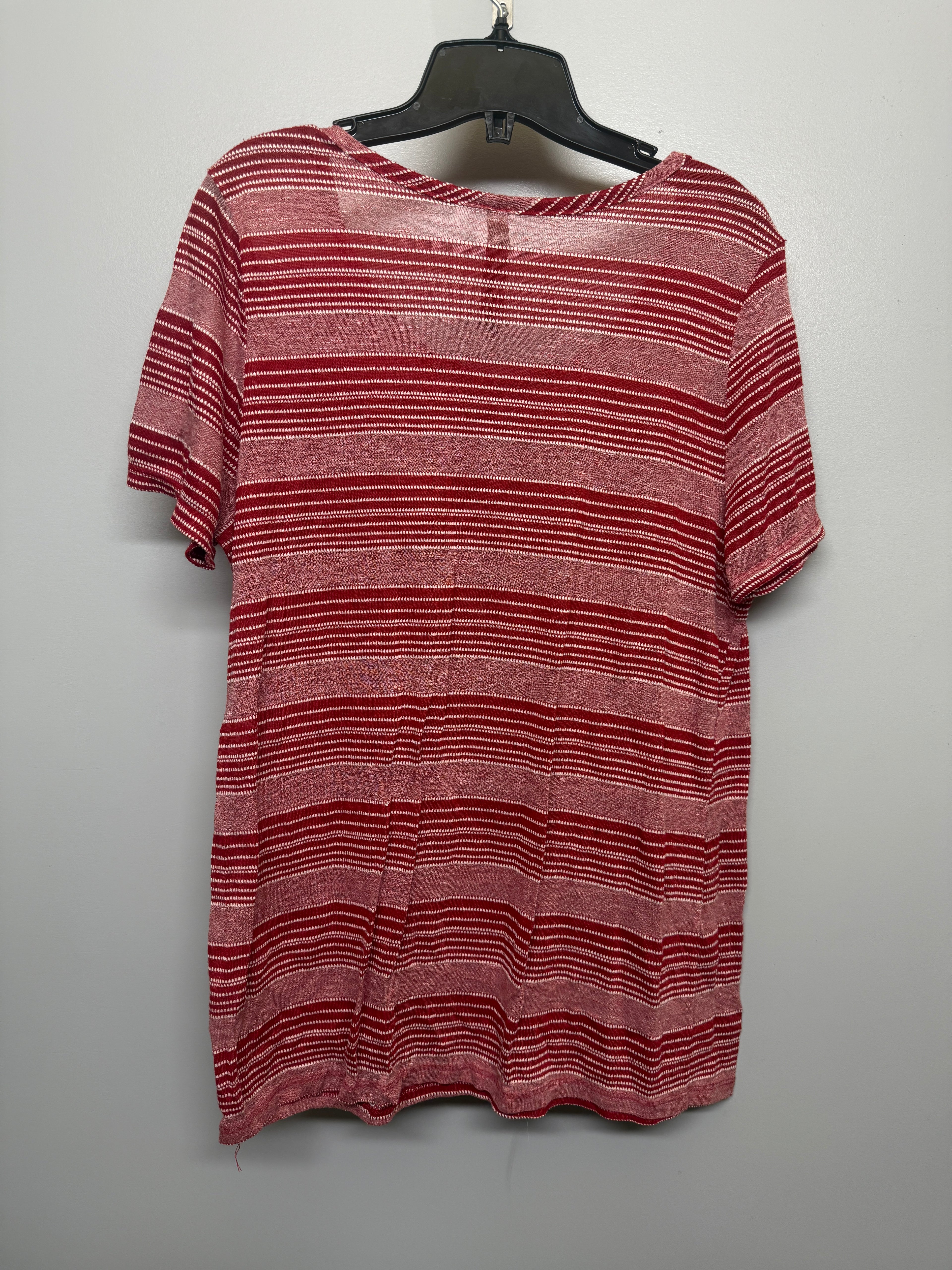 Penningtons Red Striped Short Sleeve