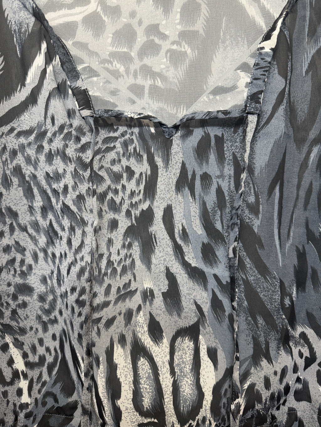 Mixage Animal Print Loose Flowing Lightweight Top
