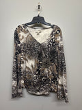 Vintage Joseph Ribkoff Animal Print Shirt