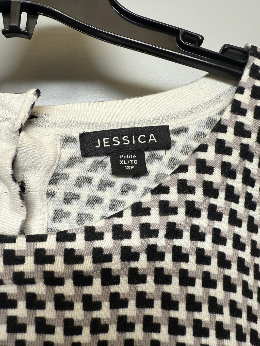 Jessica Geometric Short Sleeve Shirt