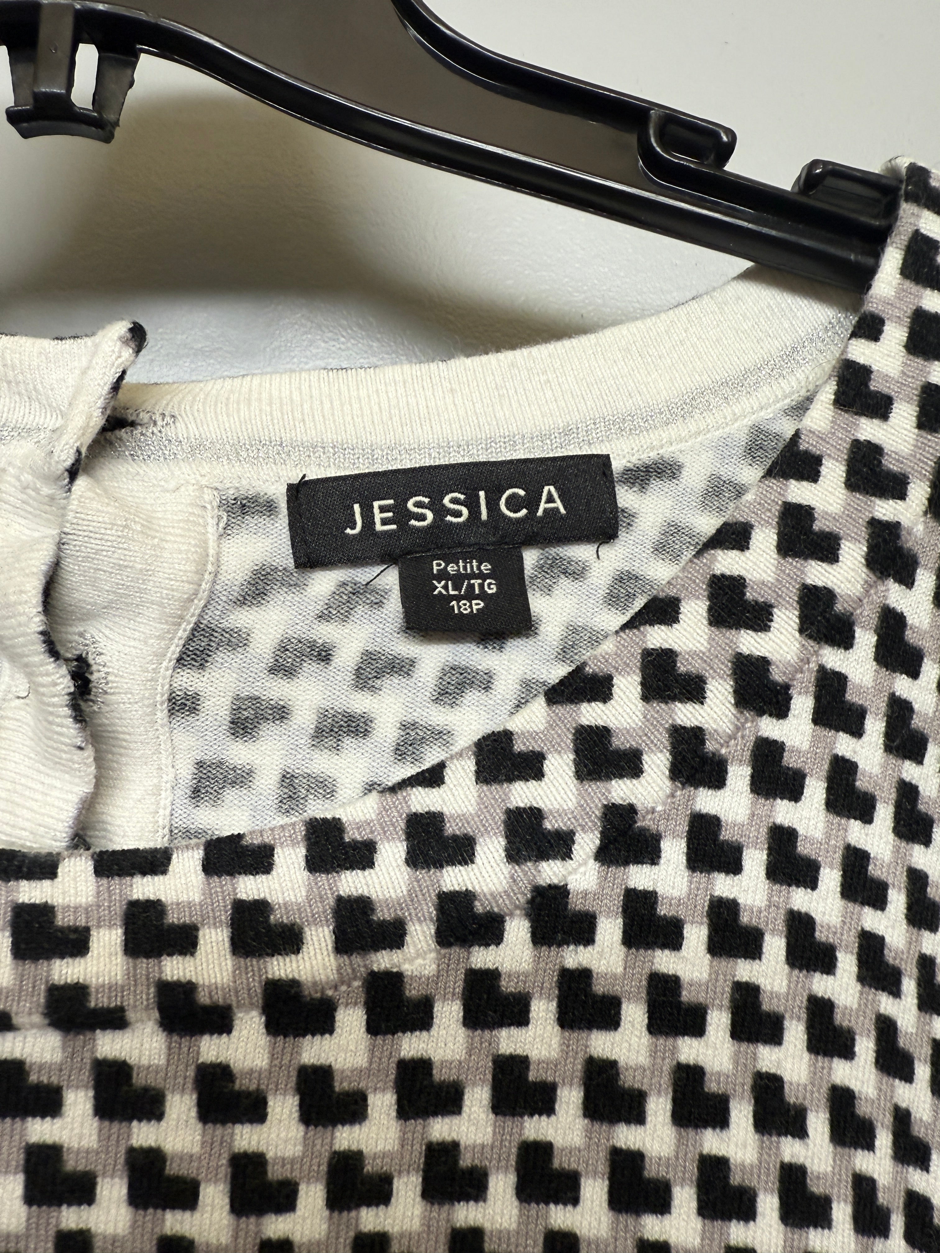 Jessica Geometric Short Sleeve Shirt