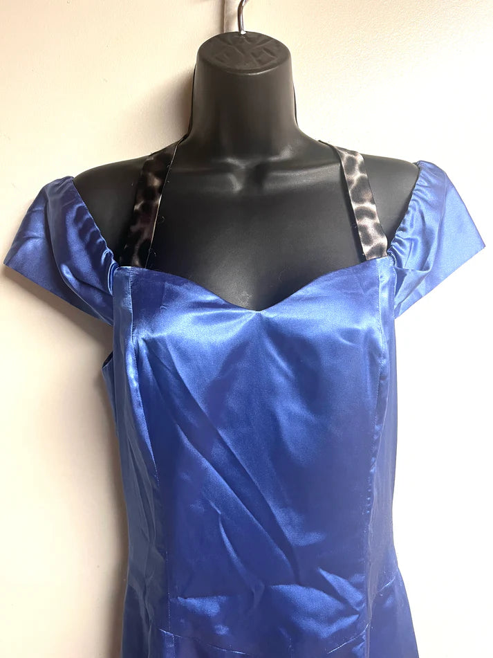 Double Print CrissCrossed Dress