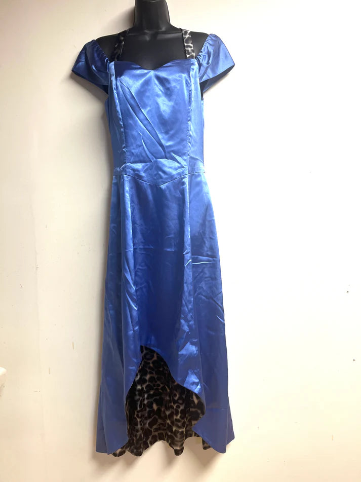 Double Print CrissCrossed Dress